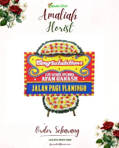 Bunga Papan Congratulation di Lahundape